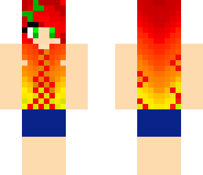 on fire