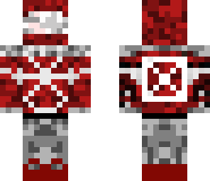 red and white halo dude