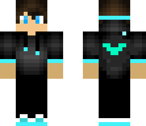 blue hoodie