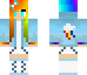 rainbow girl