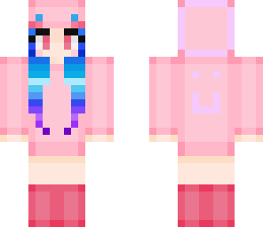 rainbow pig girl edit