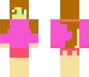 girl in pink sweater