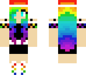 rainbow girl