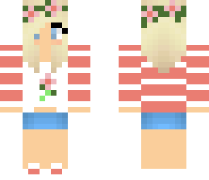 blond summer girl