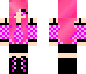 checkered pink cutie