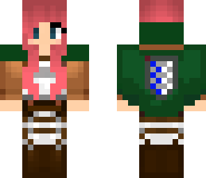 pink aot girl edit