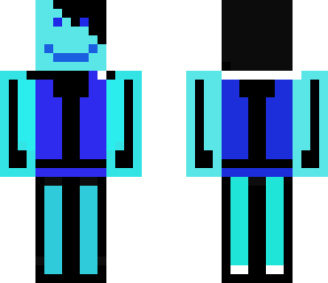 blue man