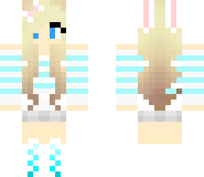 bunny blue girl