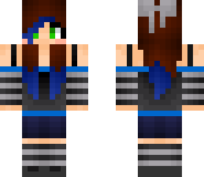 blue emo girl