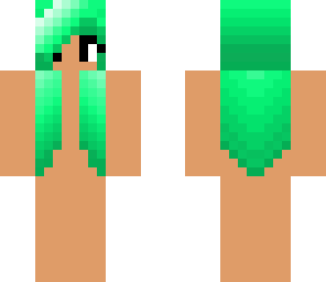 green default skin hair