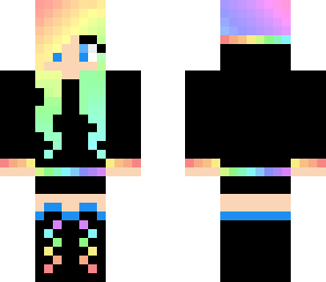 rainbow girl