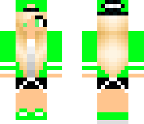 green tomboy girl