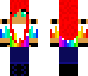 rainbow gamer girl