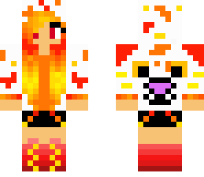 fire cat girl