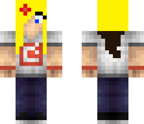 mojang blonde girl
