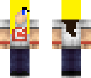 new mojang girl blonde