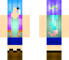 random haired girl