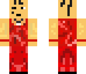 zett with other hair and blood clothes