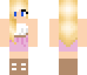 pink spring girl