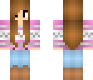 pink winter girl