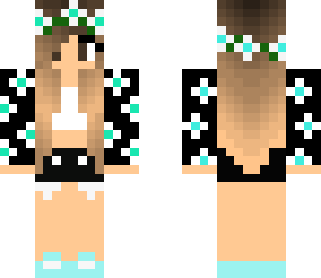 teal flower girl 2
