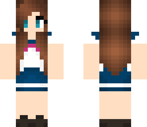 brunette school girl