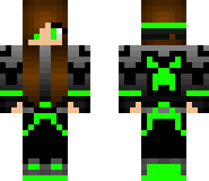 creeper girl green