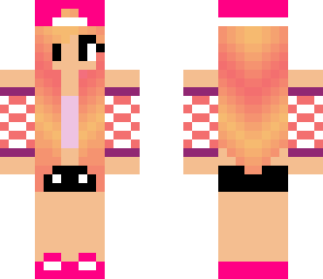 cute pink tomboy girl