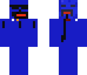two faced mustache man