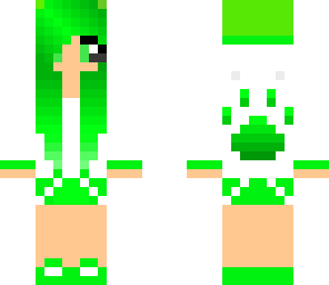 green gamer girl