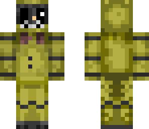 me stuffed inside old golden bonnie suit