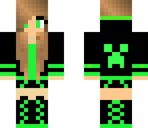 green gamer girl