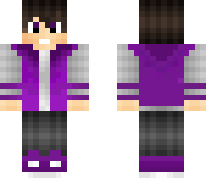 universitary violet boy