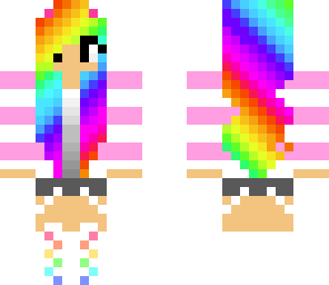  cutie rainbow girl