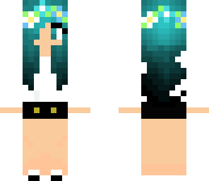 blue hair girl