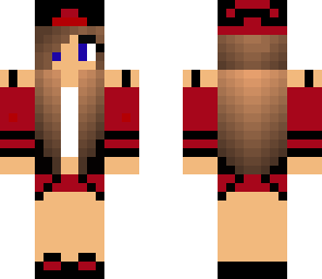 red edit girl