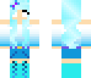 winter girl herobrine