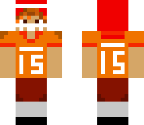 orange football player