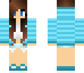 blue hoodie girl