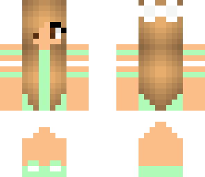 cute mint girl