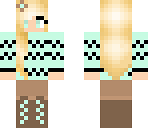 mint winter girl