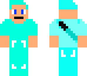 man in diamond armour