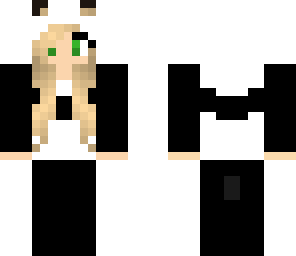 panda skin girl