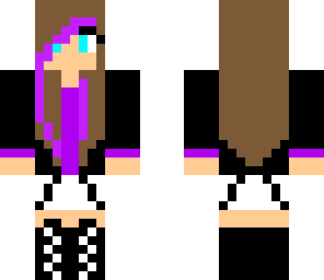 cool purple girl