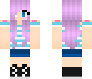lilac hair girl