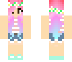 pink summer girl