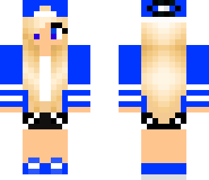 the blue girl