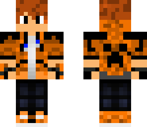 orange hoodie