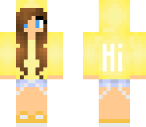 cute yellow girl