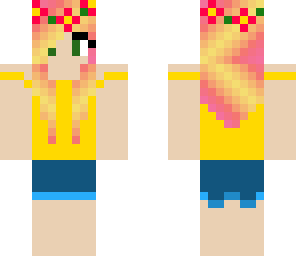 rainbow summer girl